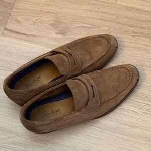 Florsheim Men's Tan Suede Slip-On Loafers